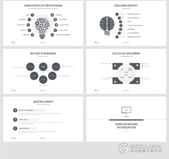 20种配色3200页总幻灯片商务PPT模板 - 顶尖PPT