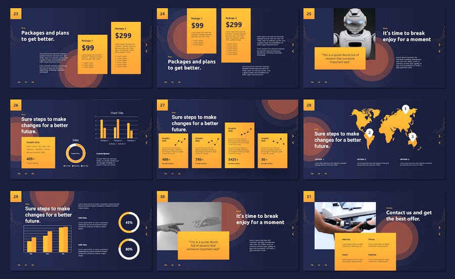 人工智能技术应用讲述Keynote模板 - 顶尖PPT