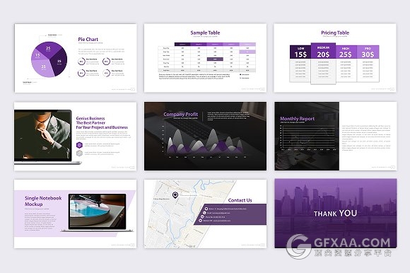 20种配色商务团队介绍总结汇报PPT模板 - 顶尖PPT