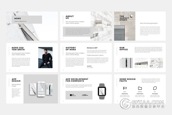 130多页简约文艺图片展示大气多用途PPT模板 - 顶尖PPT