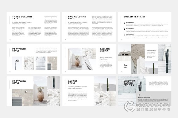 130多页简约文艺图片展示大气多用途PPT模板 - 顶尖PPT