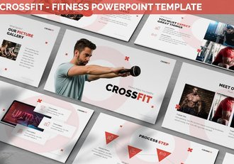 健身运动训练宣传PPT模板 - 顶尖PPT