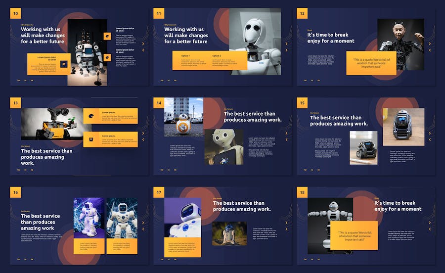 人工智能技术应用讲述Keynote模板 - 顶尖PPT