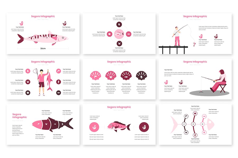 数据分析分部展示信息图形Keynote模板 - 顶尖PPT