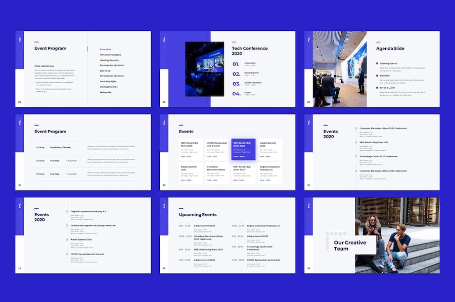 扁平化高端商务商业风格PPT模板 - 顶尖PPT