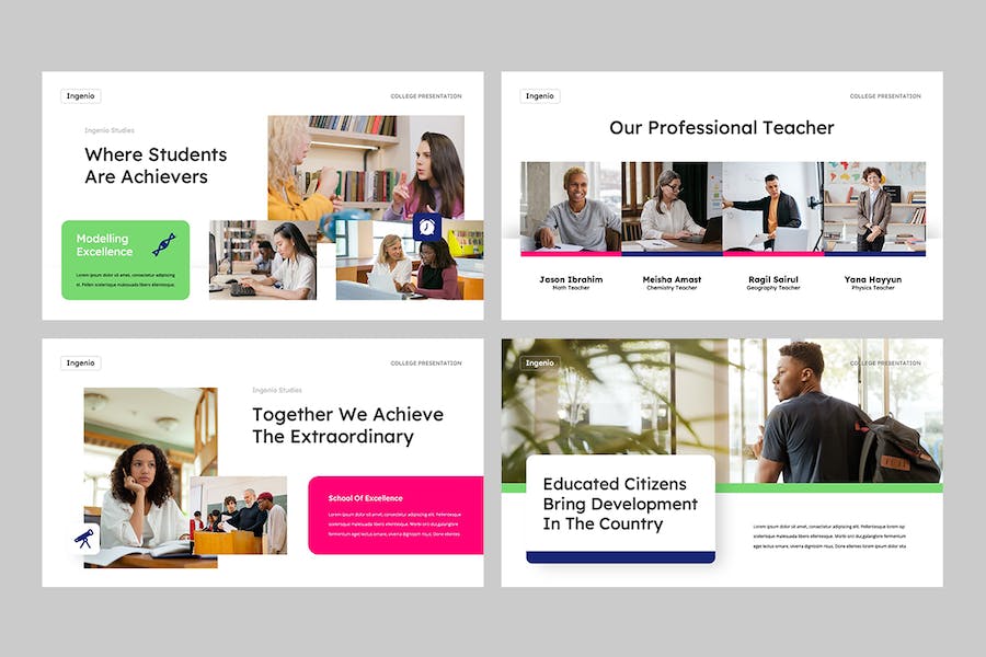 创新教育培训课程教学方法Keynote模板 - 顶尖PPT