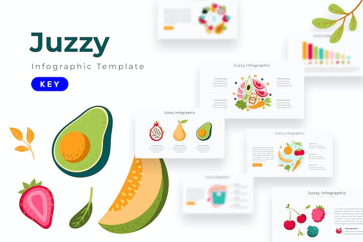 创意数据可视化分析信息图形Keynote模板 - 顶尖PPT