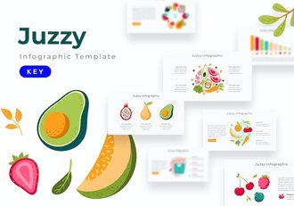 创意数据可视化分析信息图形Keynote模板 - 顶尖PPT