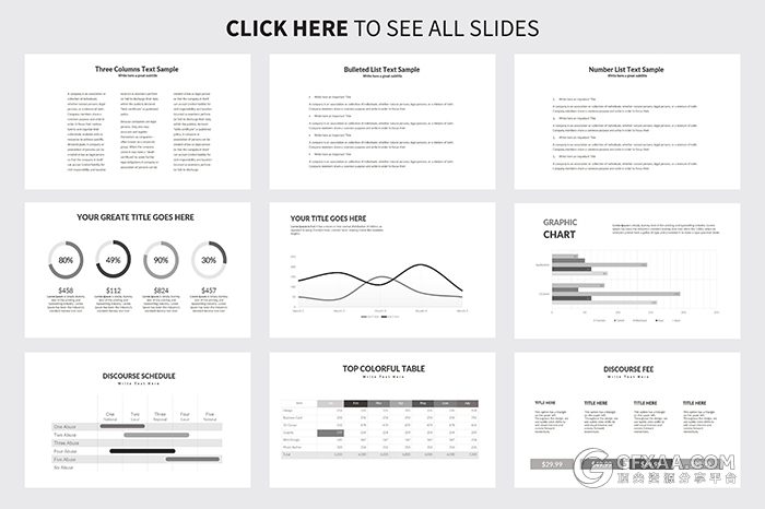 86页简约摄影图片展示人物写真PPT模板 - 顶尖PPT