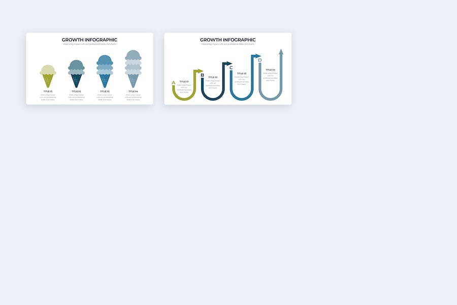 业务增长数据分析信息图表PPT模板 - 顶尖PPT