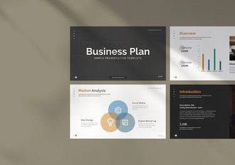 企业商业计划书战略规划方案Keynote模板 - 顶尖PPT