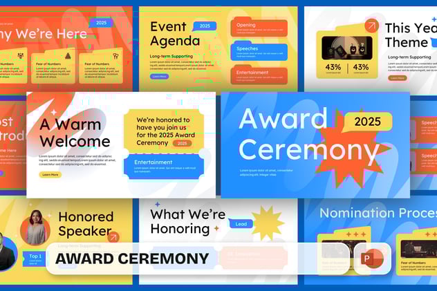 颁奖典礼PPT模板 - 顶尖PPT