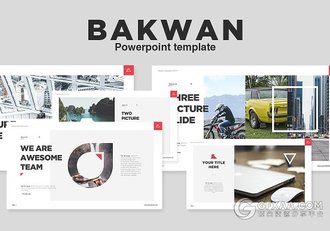 简约白底项目介绍总结报告PPT模板 - 顶尖PPT