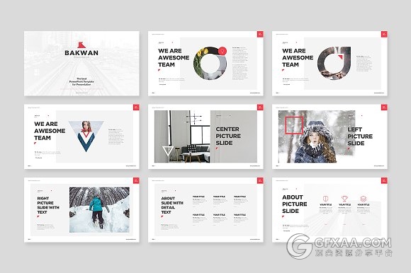 简约白底项目介绍总结报告PPT模板 - 顶尖PPT