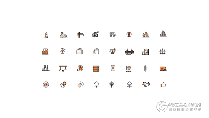 544款矢量可自由编辑PPT图标素材 - 顶尖PPT