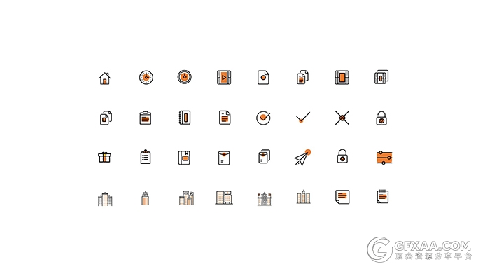 544款矢量可自由编辑PPT图标素材 - 顶尖PPT