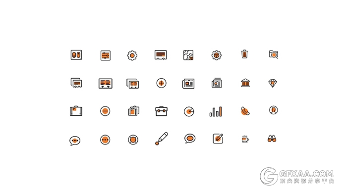 544款矢量可自由编辑PPT图标素材 - 顶尖PPT