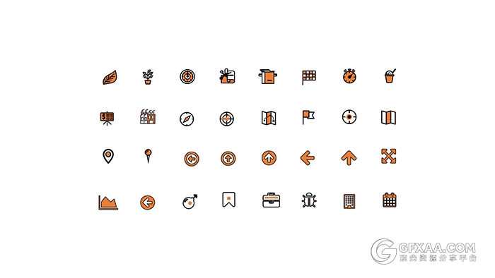 544款矢量可自由编辑PPT图标素材 - 顶尖PPT