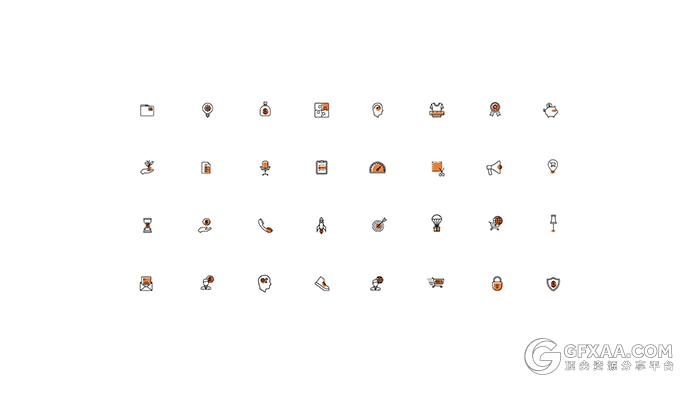 544款矢量可自由编辑PPT图标素材 - 顶尖PPT