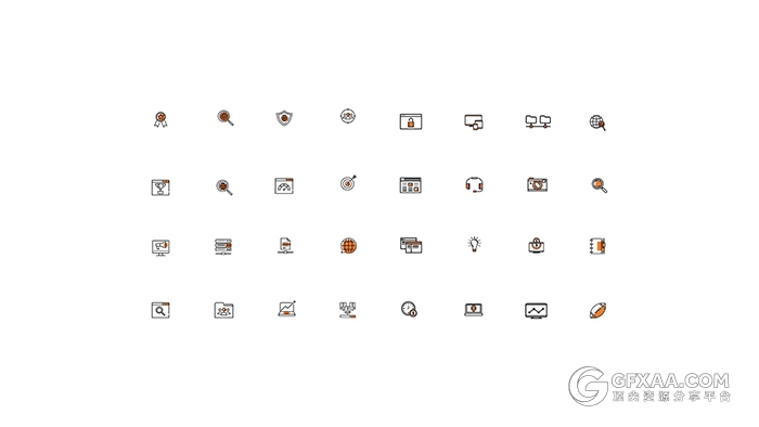 544款矢量可自由编辑PPT图标素材 - 顶尖PPT