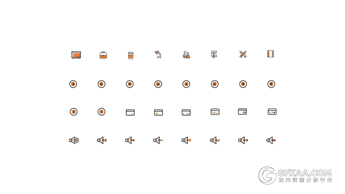 544款矢量可自由编辑PPT图标素材 - 顶尖PPT