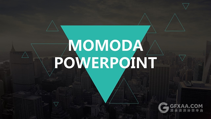 创意三角形商务工作总结汇报PPT模板 - 顶尖PPT