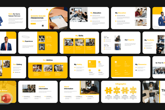 个人简历求职应聘介绍PPT模板 - 顶尖PPT