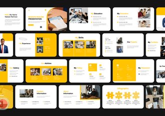 个人简历求职应聘介绍PPT模板 - 顶尖PPT