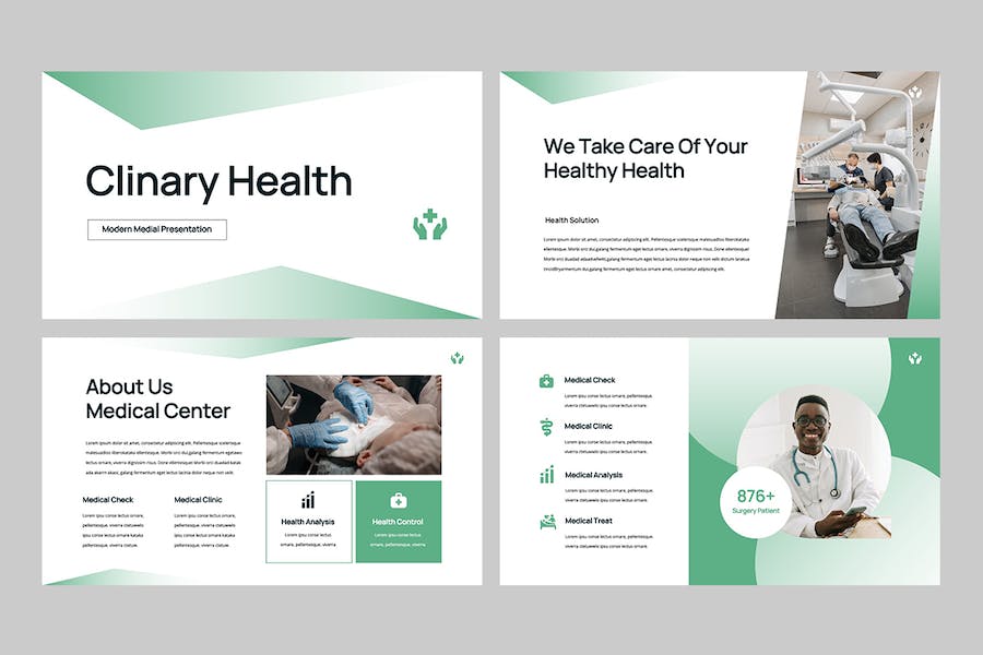 医疗健康保健行业PPT模板 - 顶尖PPT