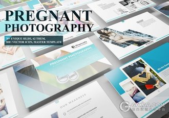 欧美时尚杂志风格PPT多用途模板 - 顶尖PPT