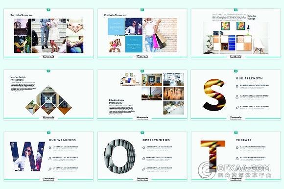 欧美时尚杂志风格PPT多用途模板 - 顶尖PPT