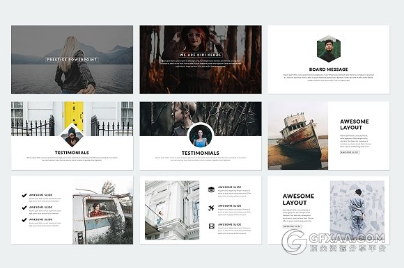 500多页简约商务多种逻辑图标PPT模板 - 顶尖PPT