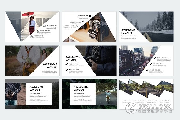 500多页简约商务多种逻辑图标PPT模板 - 顶尖PPT