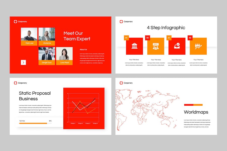 企业核心业务主旨Keynote演示模板 - 顶尖PPT