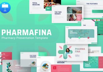 医学药物研究药房药店供给市场分析keynote模板 - 顶尖PPT