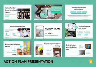 绿色行动计划制定演示PPT模板 - 顶尖PPT