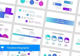 时间轴图形keynote模板 - 顶尖PPT