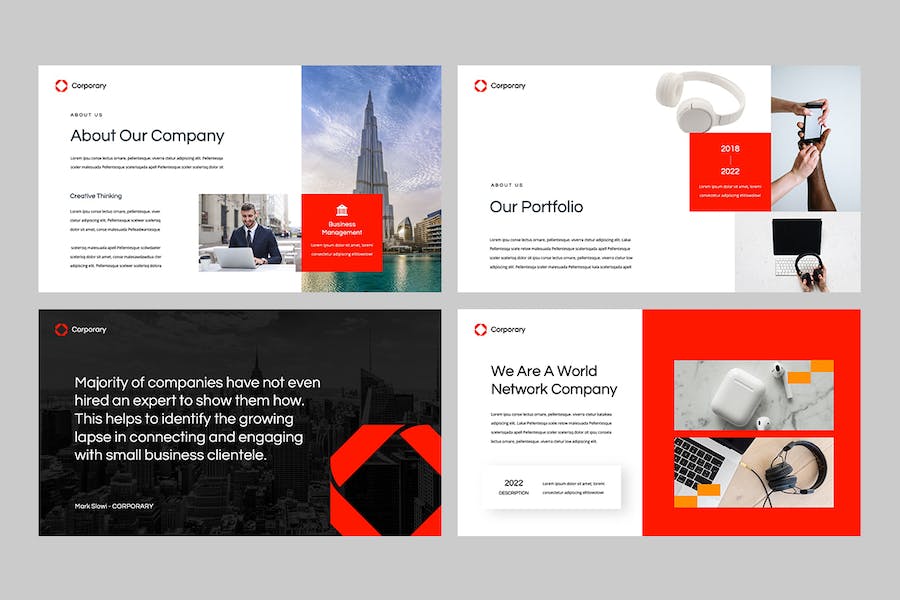 企业核心业务主旨Keynote演示模板 - 顶尖PPT