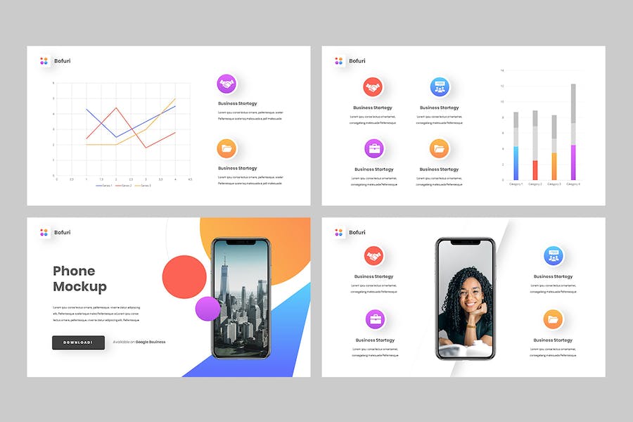 商务现代企业介绍keynote模板 - 顶尖PPT