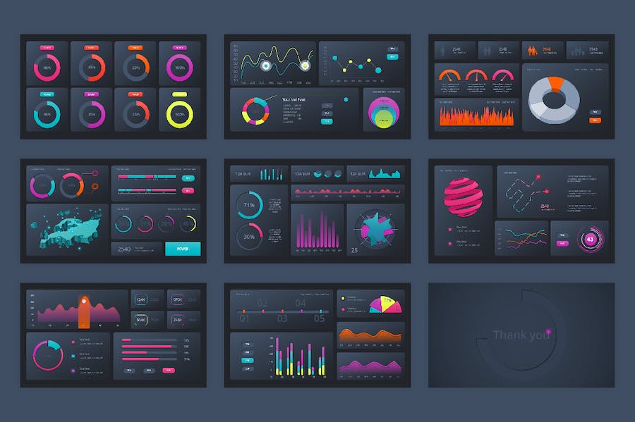 KPI关键绩效指标数据分析展示PPT模板 - 顶尖PPT
