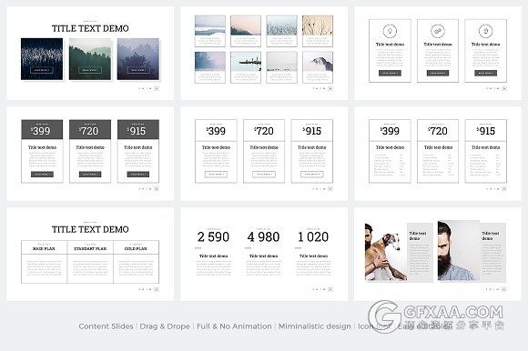 80多页简约大气商务多用途PPT模板 - 顶尖PPT