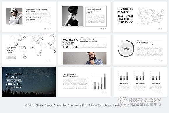 80多页简约大气商务多用途PPT模板 - 顶尖PPT