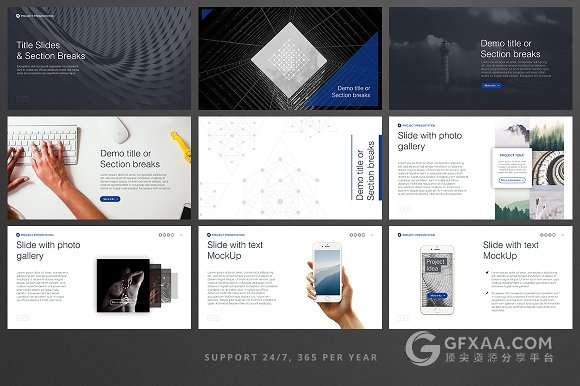 200多页简约商务团队公司介绍总结汇报keynote - 顶尖PPT