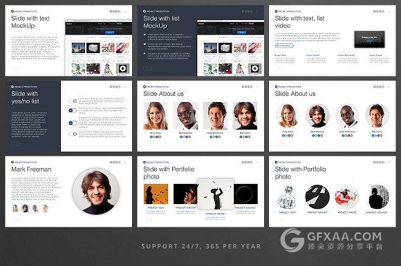 200多页简约商务团队公司介绍总结汇报keynote - 顶尖PPT