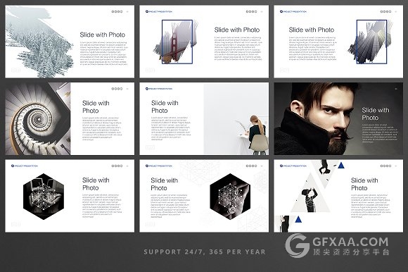 200多页简约商务团队公司介绍总结汇报keynote - 顶尖PPT