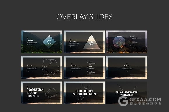 125页简约线条动物剪影商务PPT模板 - 顶尖PPT