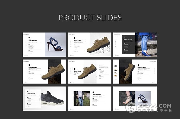 125页简约线条动物剪影商务PPT模板 - 顶尖PPT