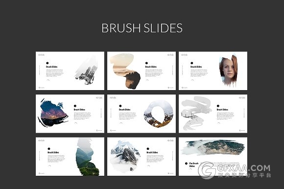 125页简约线条动物剪影商务PPT模板 - 顶尖PPT