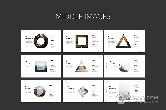 125页简约线条动物剪影商务PPT模板 - 顶尖PPT