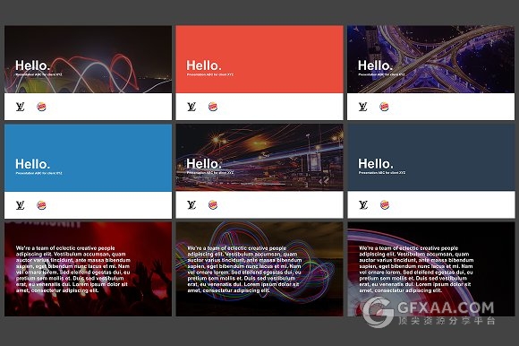 酷炫背景商务多用途PPT模板 - 顶尖PPT